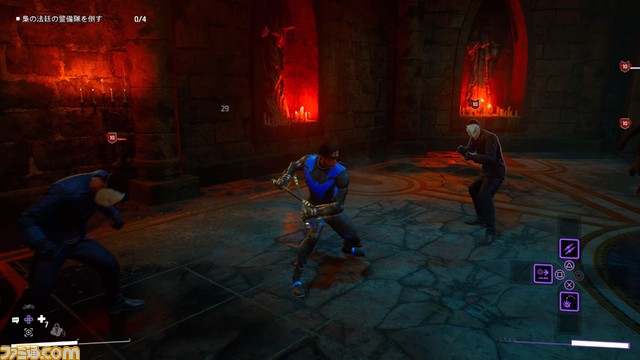 『ゴッサム・ナイツ』は「バットマン死す！」から始まる物語。ガジェットで街を駆け抜け、ギャングたちを叩きのめす爽快アクションでダークナイト気分が味わえる