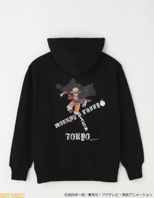 DANS_TOKYOゴムゴムマグナムボディプルパーカー裏