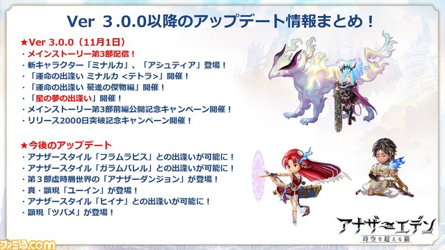 『アナザーエデン』待望のメインストーリー新章となる第3部 虚時層輪象編“時間帝国の逆襲”が11月1日開幕! 初の公開生放送となる“アナデンまつり2022秋”リポート