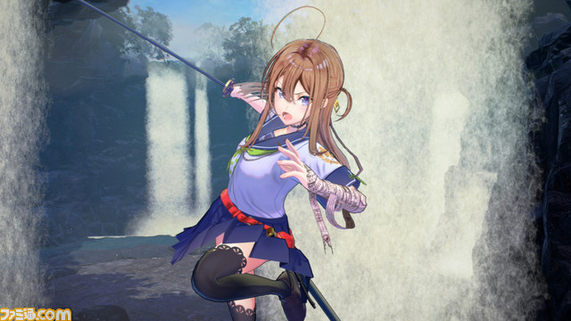 『SAMURAI MAIDEN -サムライメイデン-』“紬と依夜のB2タペストリー”デザイン公開。ほかにもアクリルパネルやブロマイドが付属するファミ通DXパックが予約受付中