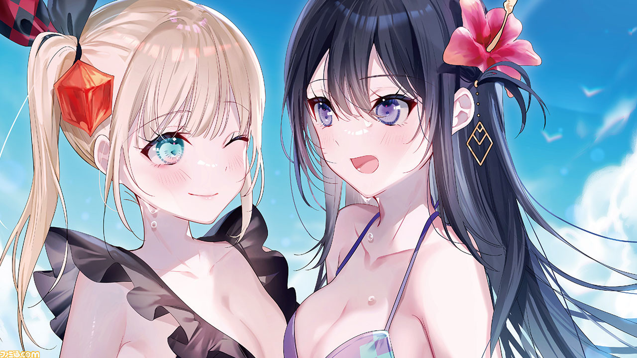 サムライメイデン ファミ通DXパック』水着姿の紬&依夜がかわいい描き