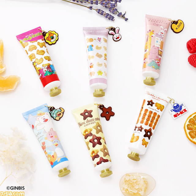 『たべっ子どうぶつ』の一番コフレ第2弾が11月26日(土)より発売。フローラルの香りのオーデコロンやポーチとオイルオフペーパーのセットなどが登場