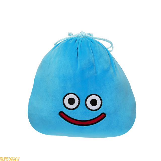 『ドラゴンクエスト 』スライムにどうぐをあずけることができるウォールポケットやクッションにもなる掛け布団収納カバー、大きな巾着などおかたづけグッズ3種が発売