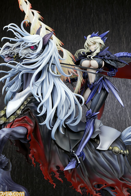 【FGO】1/8スケールの“ランサー/アルトリア・ペンドラゴン〔オルタ〕”のフィギュアが登場。愛馬ラムレイの迫力ある造形にも注目