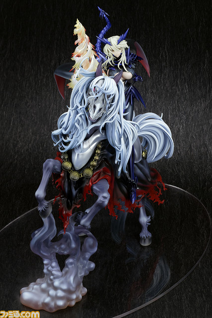【FGO】1/8スケールの“ランサー/アルトリア・ペンドラゴン〔オルタ〕”のフィギュアが登場。愛馬ラムレイの迫力ある造形にも注目