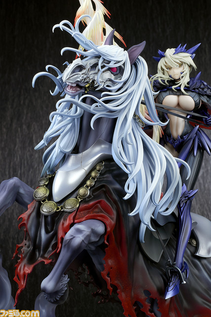【FGO】1/8スケールの“ランサー/アルトリア・ペンドラゴン〔オルタ〕”のフィギュアが登場。愛馬ラムレイの迫力ある造形にも注目