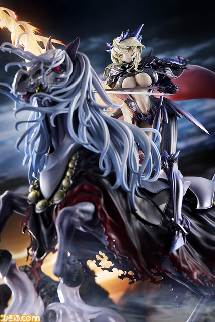 【FGO】1/8スケールの“ランサー/アルトリア・ペンドラゴン〔オルタ〕”のフィギュアが登場。愛馬ラムレイの迫力ある造形にも注目