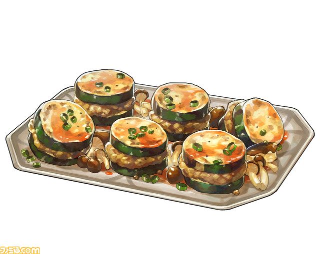 ズッキューリの挽肉サンド