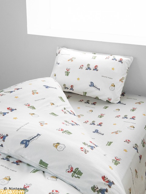 『マリオ』דジェラピケ”のコラボアイテム第3弾が11月10日(木)より発売。マリオ、ルイージ、キノピオたちをモチーフにしたルームウェアなどが登場