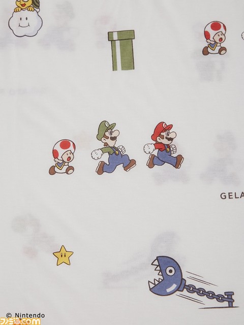 『マリオ』דジェラピケ”のコラボアイテム第3弾が11月10日(木)より発売。マリオ、ルイージ、キノピオたちをモチーフにしたルームウェアなどが登場