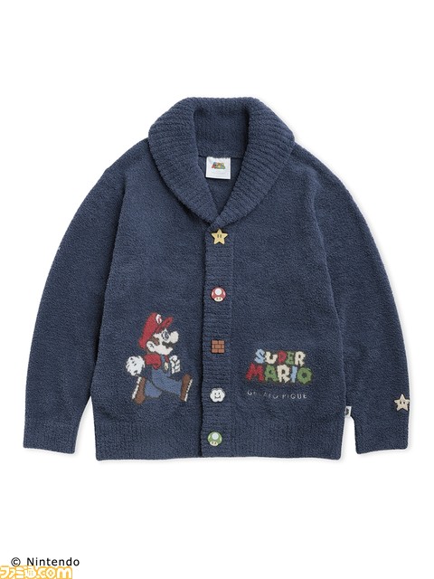 『マリオ』דジェラピケ”のコラボアイテム第3弾が11月10日(木)より発売。マリオ、ルイージ、キノピオたちをモチーフにしたルームウェアなどが登場