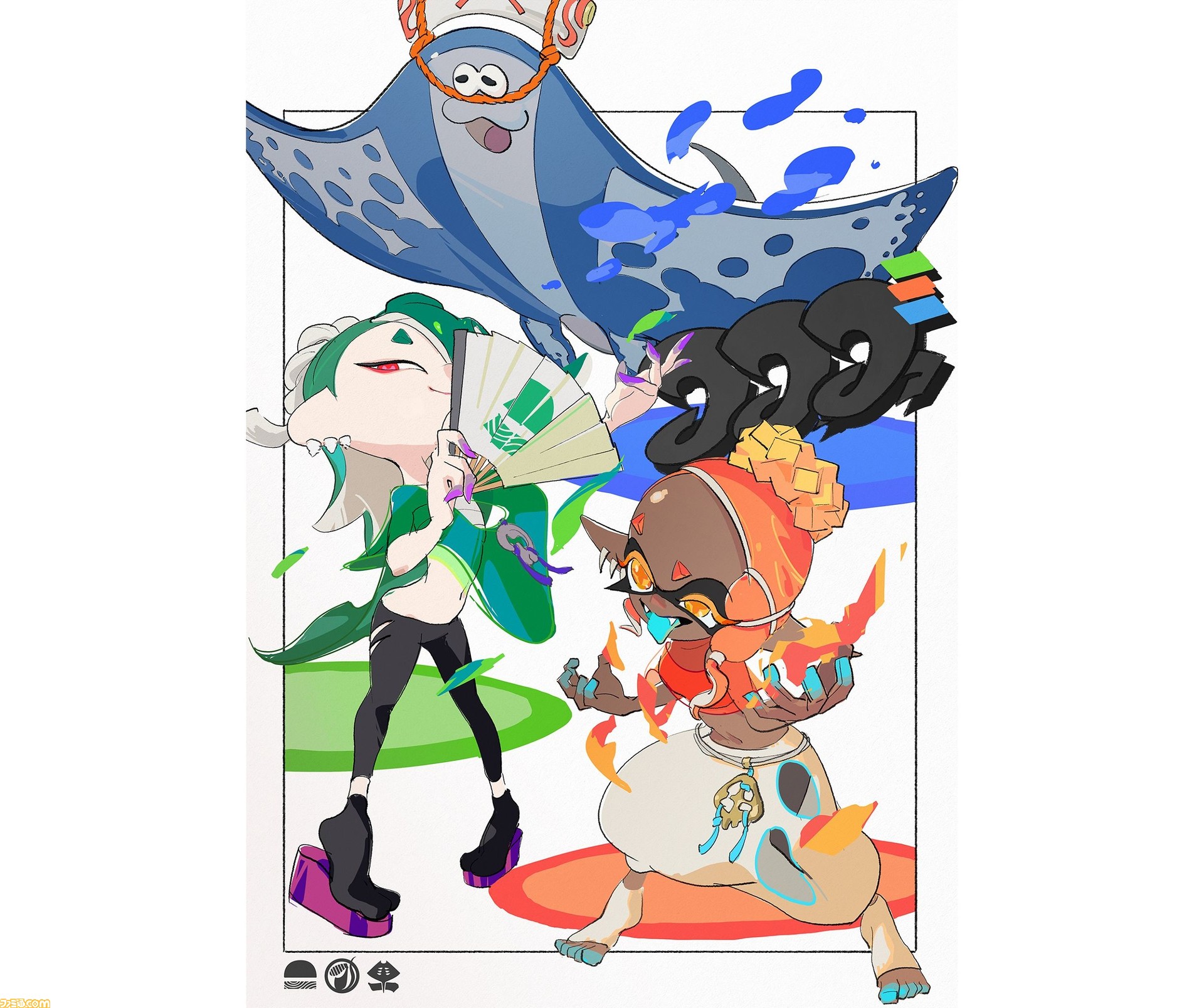 スプラトゥーン3 ポケモンコラボフェス Tシャツ ほのお ホゲータ【新品