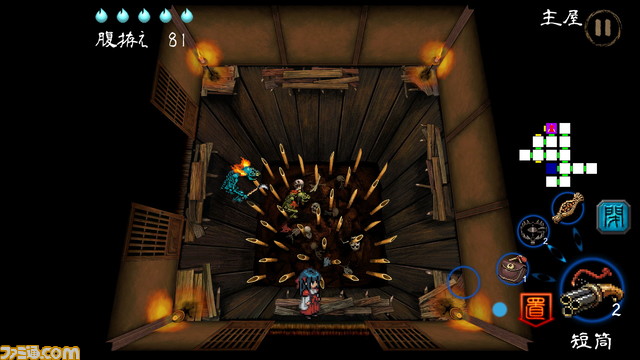 『四のの目』プレイレビュー。即死トラップ満載のお化け屋敷からの脱出を目指す!攻略方法を自分で決める自由度の高いアクションパズル