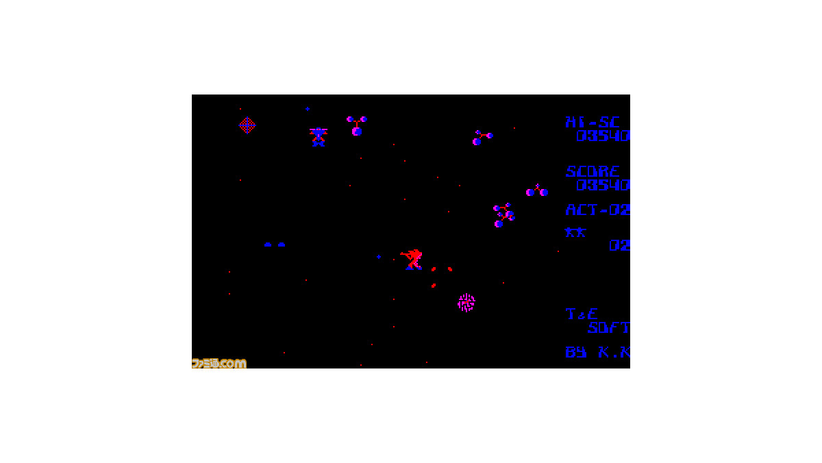 レトロゲーム配信サービス・プロジェクトEGGに1983年のシューティング