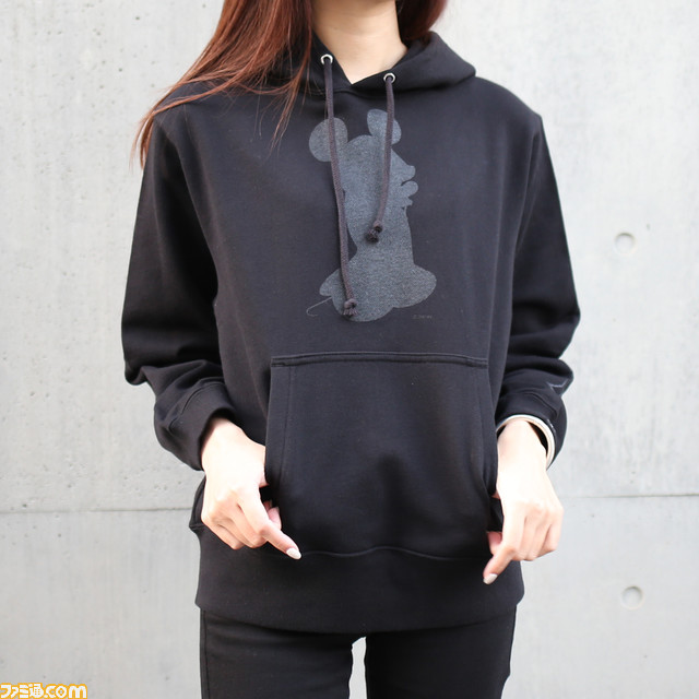 パーカーBK×BK_着用