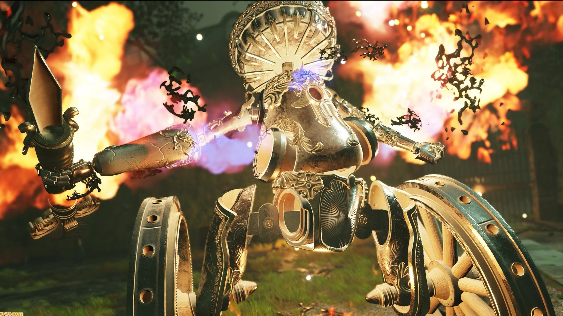 スチールライジング の大型dlc カリオストロの秘密 が配信 新エリア サンルイ病院 に潜入し オートマタを動かすとされる錬金術に隠された秘密を暴いていく ゲーム エンタメ最新情報のファミ通 Com