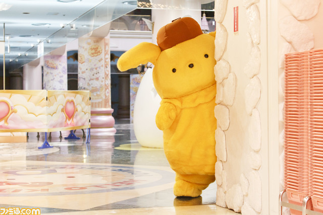 ポムポムプリンが決済機能付きフィギュア『きゃらぺいっ!』でお買いもの。かわいさの化身によるプロモーション映像の撮影現場レポート