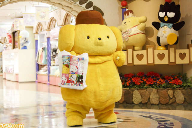 ポムポムプリンが決済機能付きフィギュア『きゃらぺいっ!』でお買いもの。かわいさの化身によるプロモーション映像の撮影現場レポート