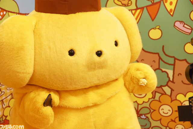 ポムポムプリンが決済機能付きフィギュア『きゃらぺいっ!』でお買いもの。かわいさの化身によるプロモーション映像の撮影現場レポート