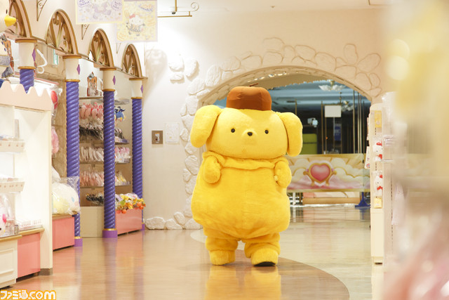 ポムポムプリンが決済機能付きフィギュア『きゃらぺいっ!』でお買いもの。かわいさの化身によるプロモーション映像の撮影現場レポート