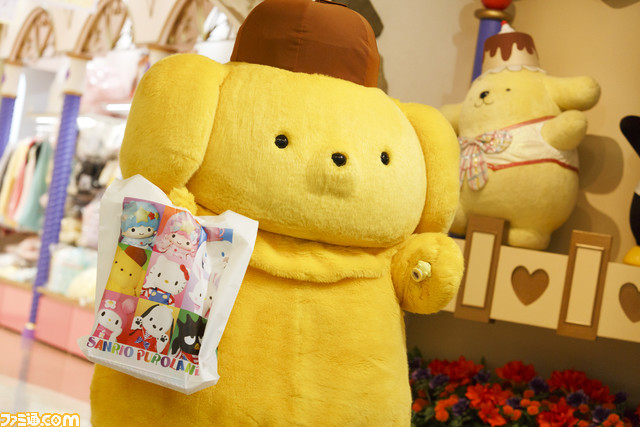 ポムポムプリンが決済機能付きフィギュア『きゃらぺいっ!』でお買いもの。かわいさの化身によるプロモーション映像の撮影現場レポート