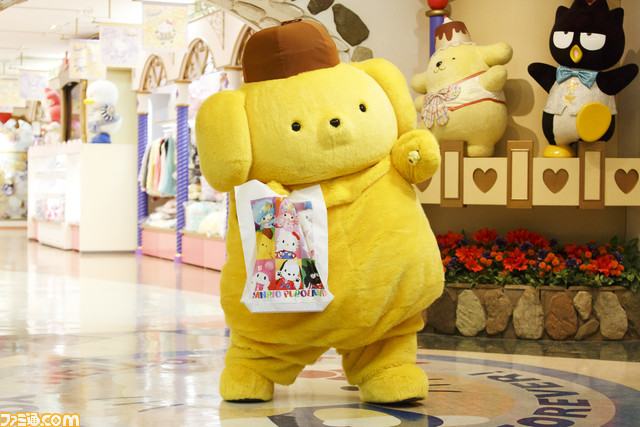 ポムポムプリンが決済機能付きフィギュア『きゃらぺいっ!』でお買いもの。かわいさの化身によるプロモーション映像の撮影現場レポート