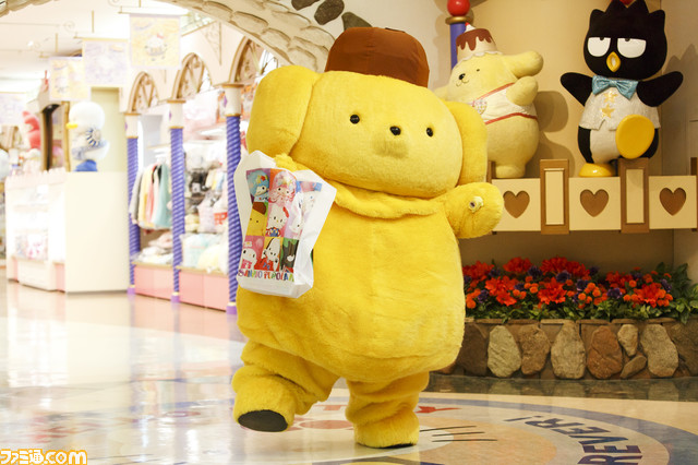 ポムポムプリンが決済機能付きフィギュア『きゃらぺいっ!』でお買いもの。かわいさの化身によるプロモーション映像の撮影現場レポート