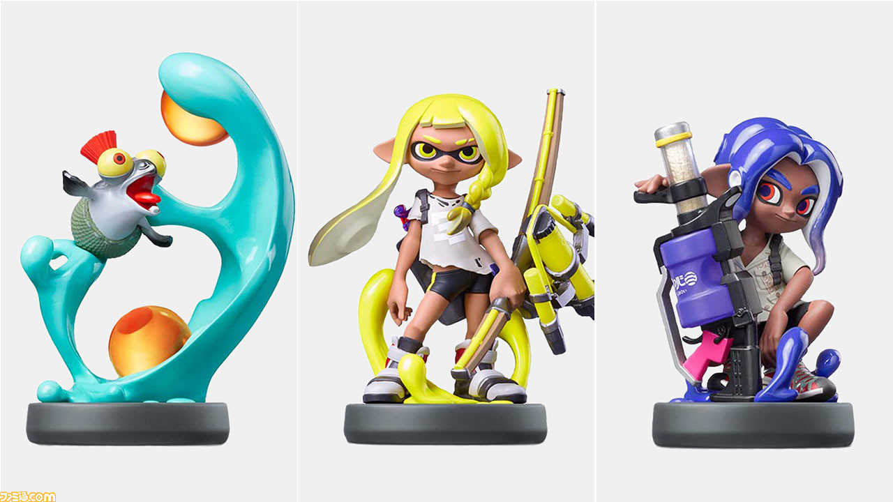 スプラトゥーン3』シオカラーズ＆テンタクルズのamiiboセットが