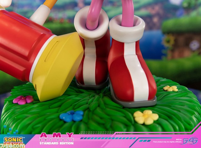 『ソニック』シリーズよりエミー・ローズがフィギュアになって登場。長いまつげとパッチリおめめ、ポップでキュートな衣装を完全再現