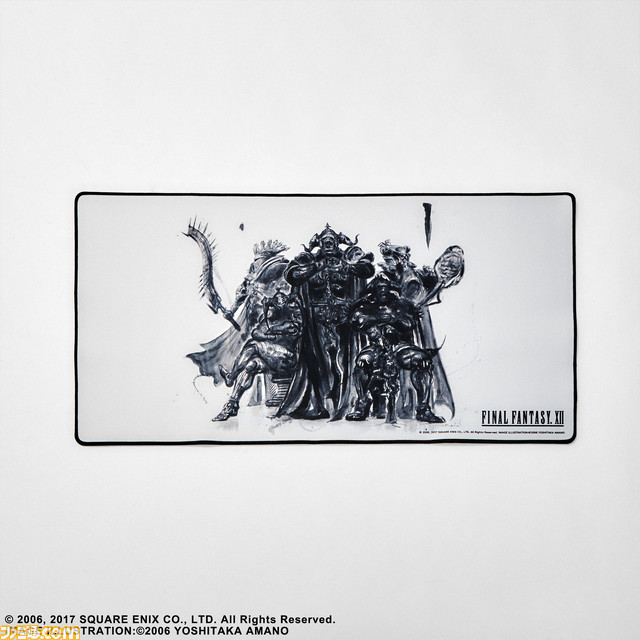 『FF』新作グッズが発売。各ナンバリングのイラストを使用したゲーミングマウスパッドやファイル、ポストカード、スマホリングがラインアップ