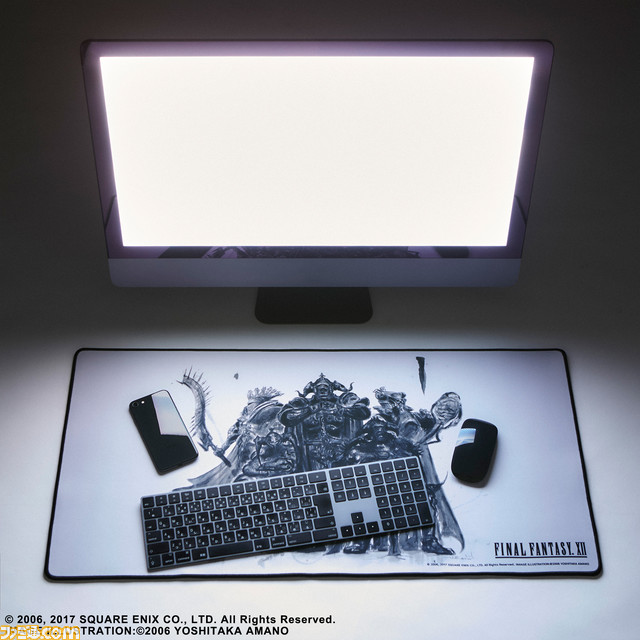 『FF』新作グッズが発売。各ナンバリングのイラストを使用したゲーミングマウスパッドやファイル、ポストカード、スマホリングがラインアップ