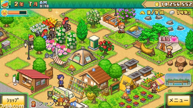 Steam版『森林キャンプが丘』『きらめきスキー白書』『テニスクラブ物語』が11月28日に発売。キャンプ場・スキー場・テニスクラブを経営しよう