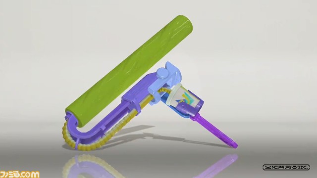 『スプラトゥーン3』新ブキ“ワイドローラー”の情報が公開。転がして塗る性能が非常に高く、広い範囲を少ないインク消費で塗り進むことができる