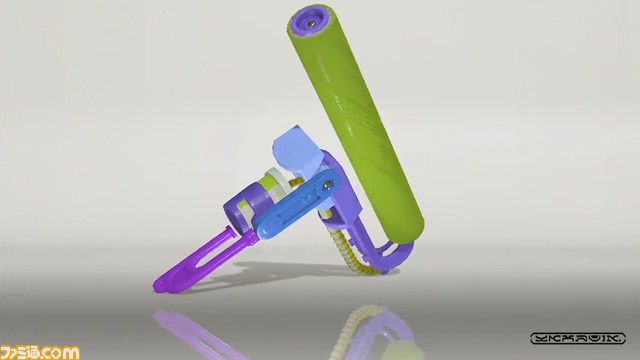 『スプラトゥーン3』新ブキ“ワイドローラー”の情報が公開。転がして塗る性能が非常に高く、広い範囲を少ないインク消費で塗り進むことができる