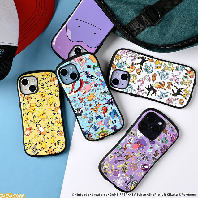 『ポケモン』のiPhone14シリーズ対応のケースが“iFace”より発売。どアップのメタモンがデザインされたケースやイーブイとその進化形たちが集合したケースなどが登場