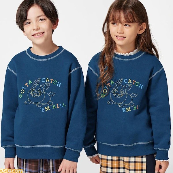 ポケモン 寒い季節にぴったりのgu新商品が本日 11 18 より発売 ミミッキュやゲンガーのシルエットがならんだセーターがかわいい ゲーム エンタメ最新情報のファミ通 Com