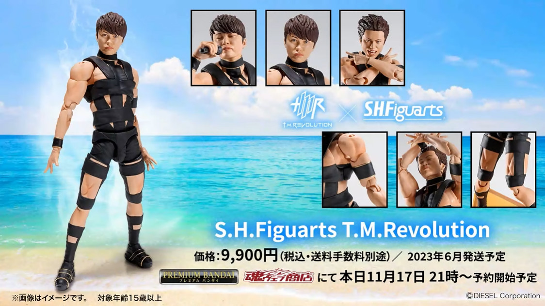 T.M.Revolution 西川貴教の可動フィギュア“フィギュアーツ”受注販売