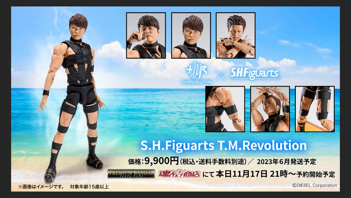 T.M.Revolution 西川貴教の可動フィギュア“フィギュアーツ”受注販売 ...