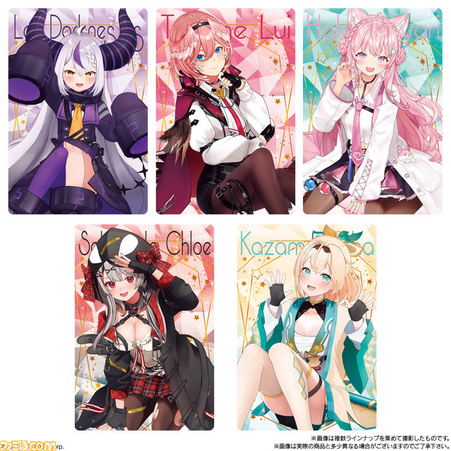 【ホロライブ】カード付きウエハース第2弾が2023年3月に発売。“秘密結社holoX（6期生）”が追加、団長やぺこーらはアイドル衣装で登場