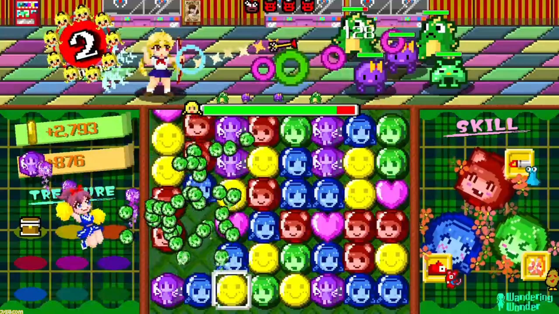 ドット絵パズルゲーム『パズルバトラー！みらい』Steam版が