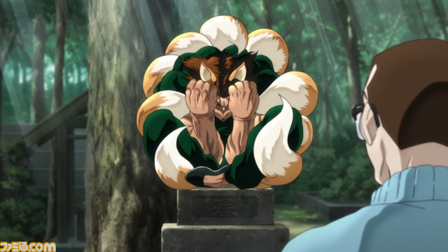 【どん兵衛】『範馬刃牙』とコラボした最強どん兵衛 きつねうどんとかき揚げそばが登場ッッ! 範馬勇次郎にそっくりな最強どん兵衛の化身・最強どんぎつね(大塚明夫)が全身で魅力をアピールする映像もッッ