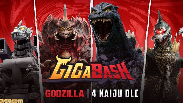 アリーナ型対戦アクションバトルゲーム『GIGABASH』が『ゴジラ』シリーズとコラボ。ゴジラ、ガイガン、メカゴジラ、デストロイアや新ゲームモードが追加