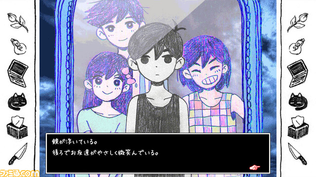 Switch『OMORI』パッケージ版が発売。メインビジュアルを使用した取扱説明書に加え、バジル&オモリを描いたステッカーが同梱