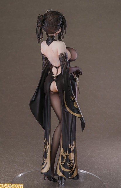 『アズールレーン』鎮海が黒チャイナドレス衣装でフィギュア化。限定特典としてアクリルフィギュアやA2クリアポスターが付属