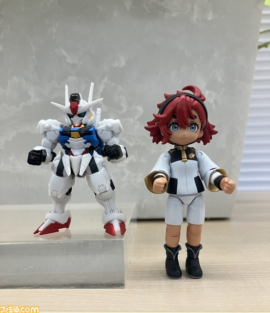 『ガンダム 水星の魔女』スレッタ&ミオリネのフィギュアセットが12月中旬より予約開始。スレッタは元気いっぱいに、ミオリネはクールに立体化
