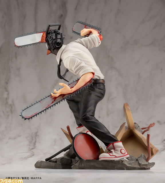 アニメ『チェンソーマン』より、チェンソーマンが1/8スケールでフィギュア化。悪魔的な迫力満点の躍動感あふれるフォルム