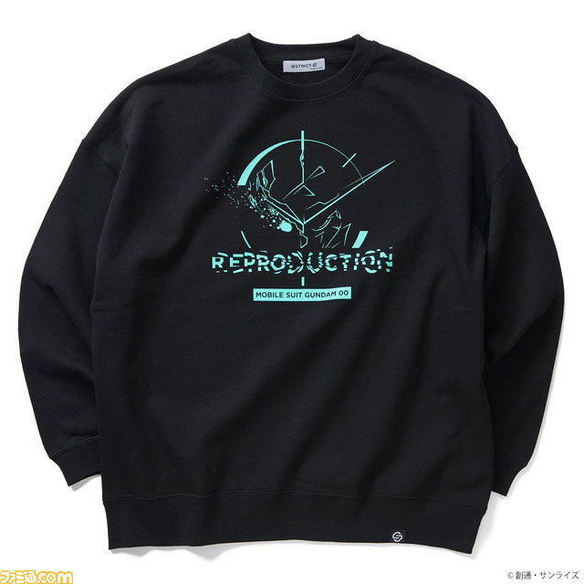 『機動戦士ガンダム00』“GN粒子”をイメージしたアパレルグッズが本日(12/6)より予約開始。Tシャツやトレーナーなど7アイテムがラインアップ