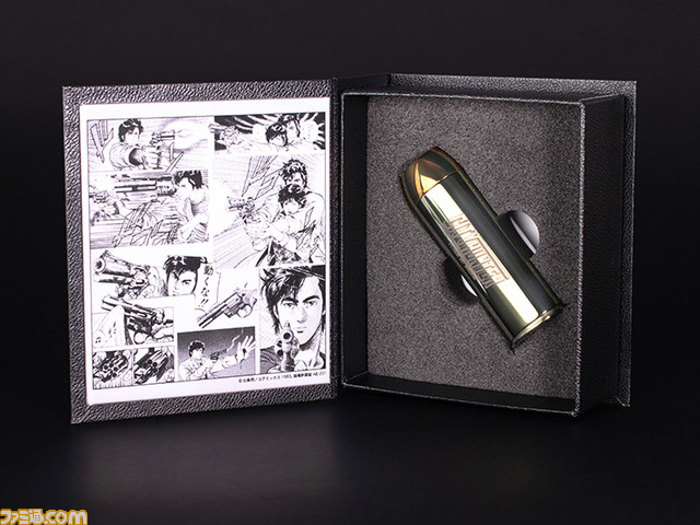 『シティーハンター』特別モデルの印鑑が12月9日より予約開始。冴羽獠の愛銃“コルト・パイソン357”の薬莢を印鑑で再現した特別仕様、彫刻文字はオーダー可能