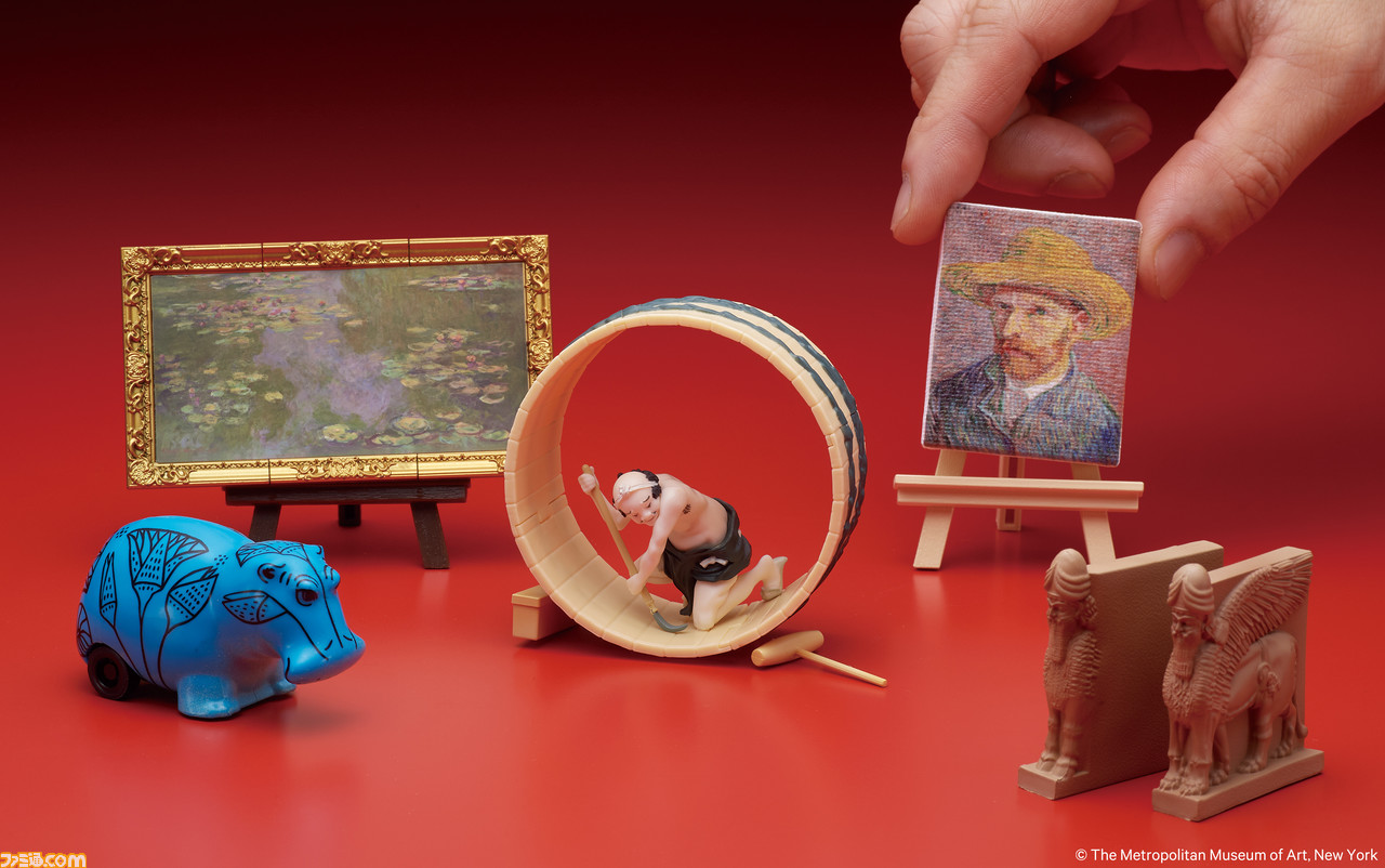 ゴッホの自画像や葛飾北斎の『冨嶽三十六景 尾州不二見原』など、メトロポリタン美術館の所蔵作品がカプセルトイになって登場。12月下旬より発売！ 