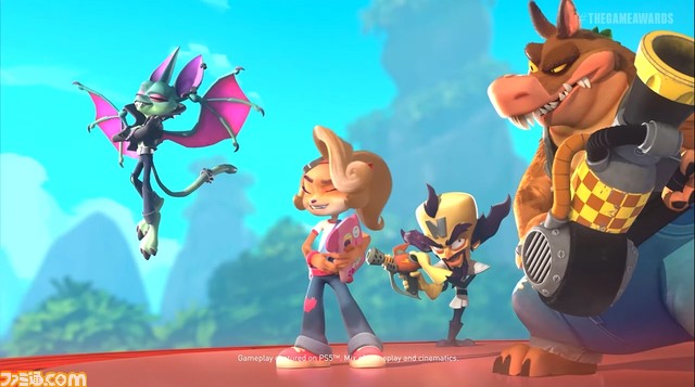 クラッシュ・バンディクーの3D系MOBA『クラッシュチームランブル』2023年発売【The Game Awards 2022】